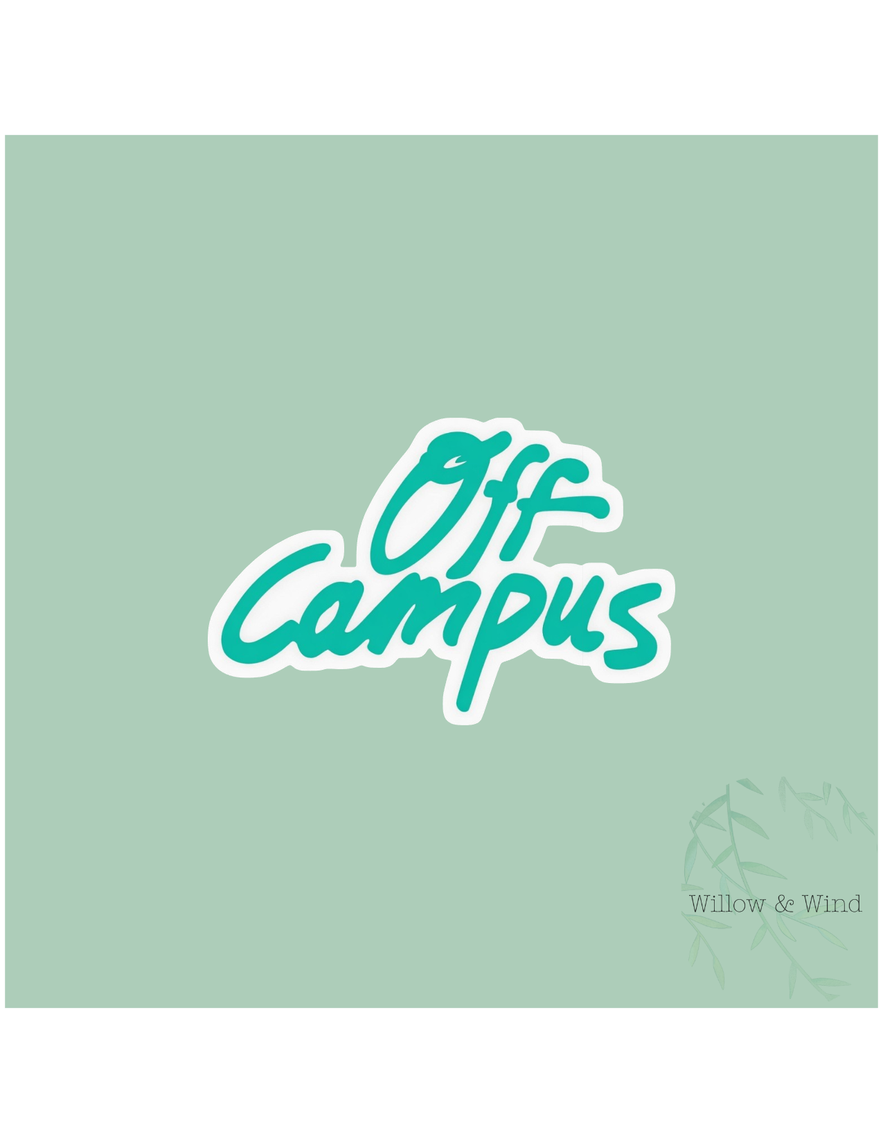 Off Campus Title - Off Campus Sticker
