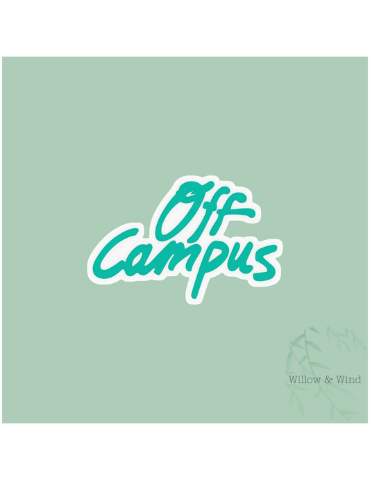 Off Campus Title - Off Campus Sticker