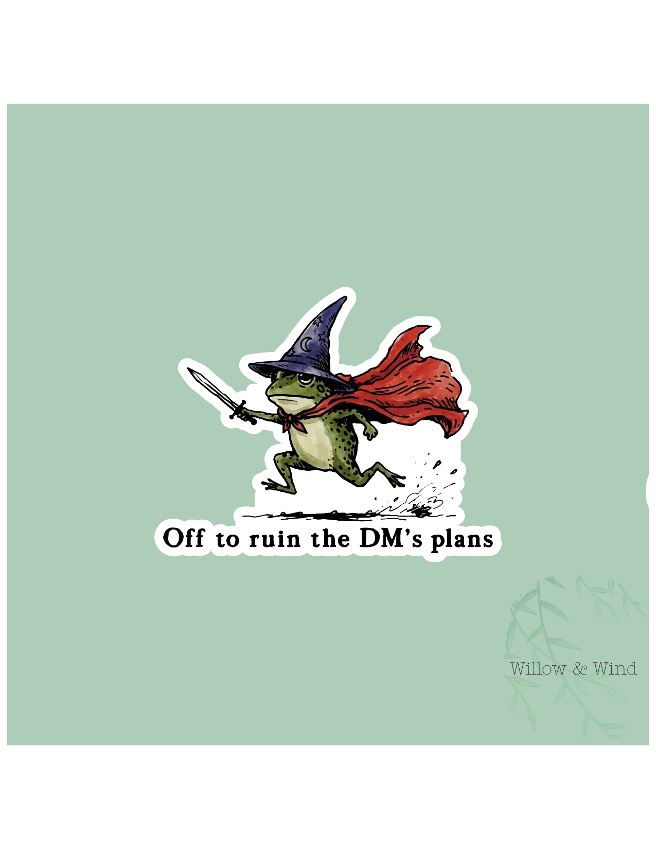 Off To Ruin Dm's Plans Nerdy Sticker