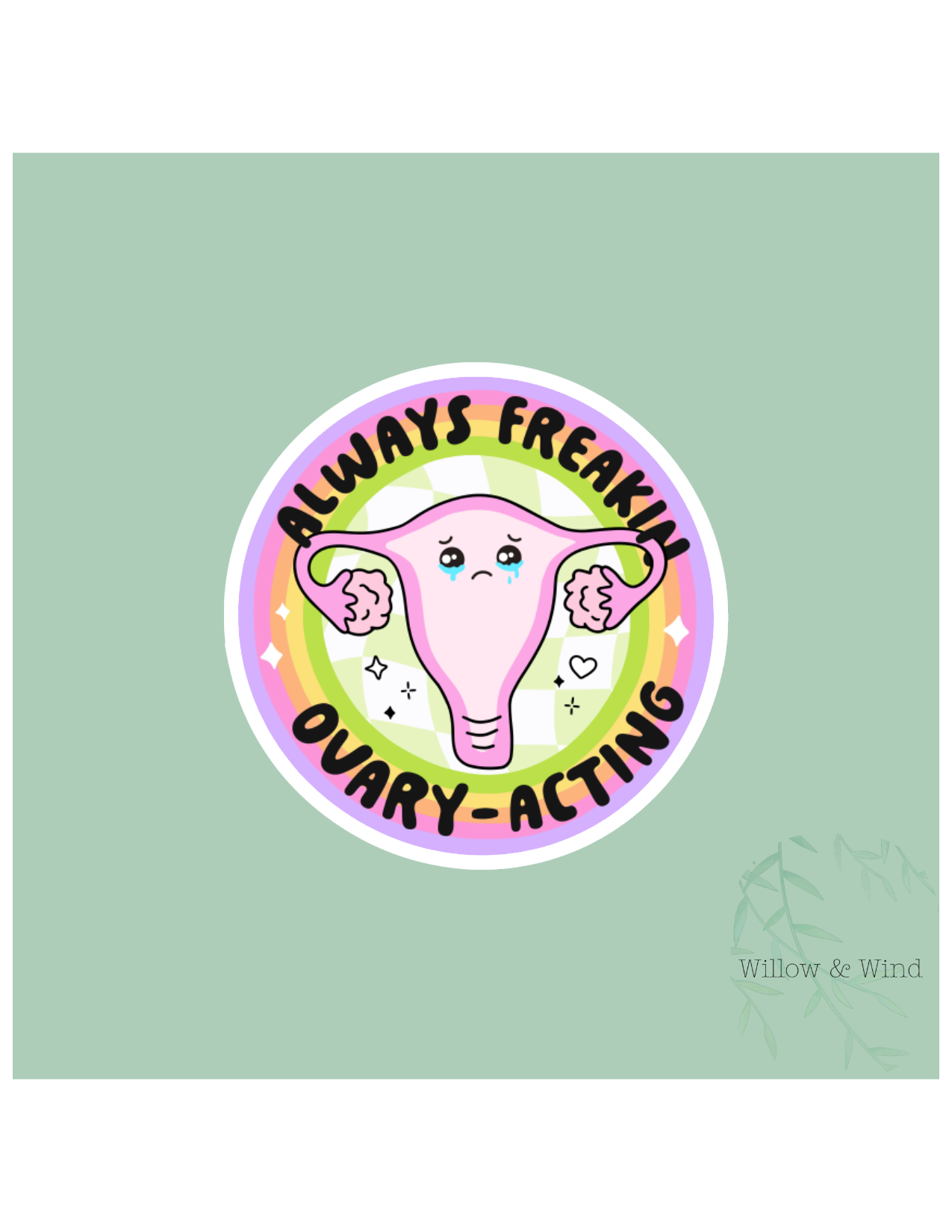 Ovary-Acting Sticker