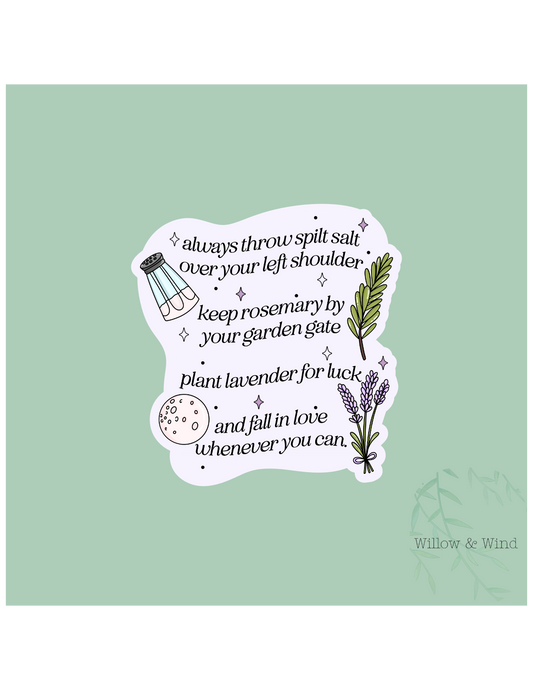 Magic Passage Practical Magic Sticker