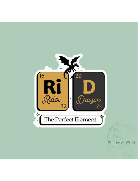 Perfect Element - Fourth Wing Sticker