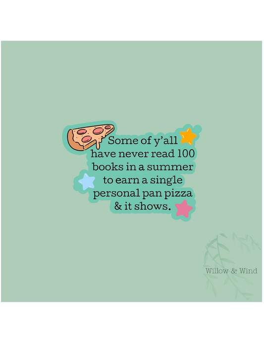 Personal Pan Pizza Sticker