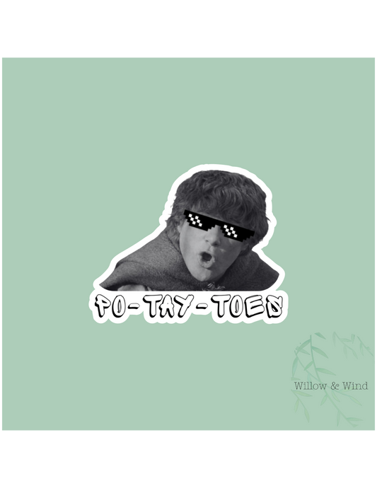 Po-Tay-Toes Nerdy Sticker