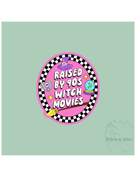 Raised By 90's Witch Movies Practical Magic Sticker