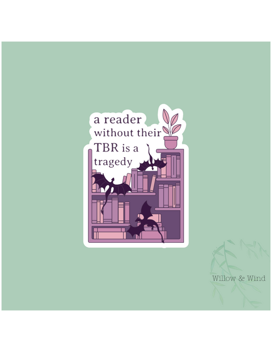 Reader without TBR - Fourth Wing Sticker