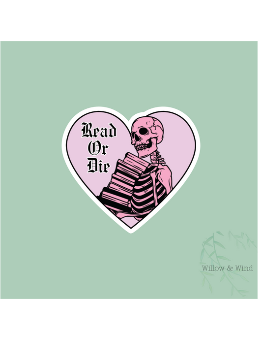 Read or Die - Bookish Sticker