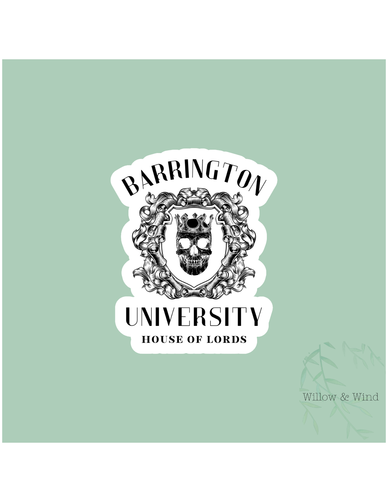 Barrington University - Bookish Sticker