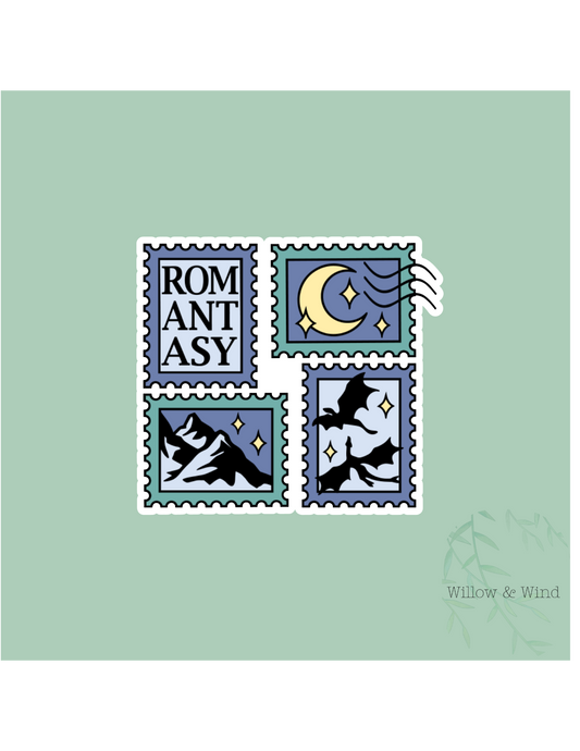 Romantasy Stamps - Bookish Sticker