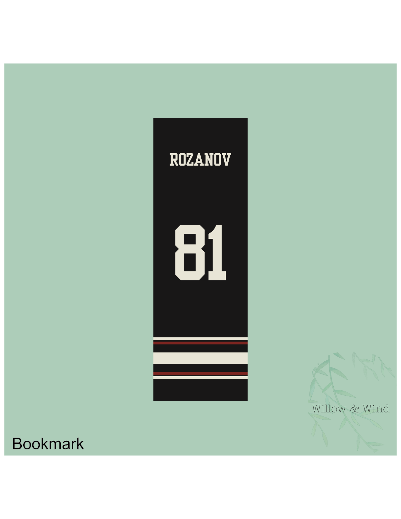 Rozanov 81 Heated Rivalry Bookmark