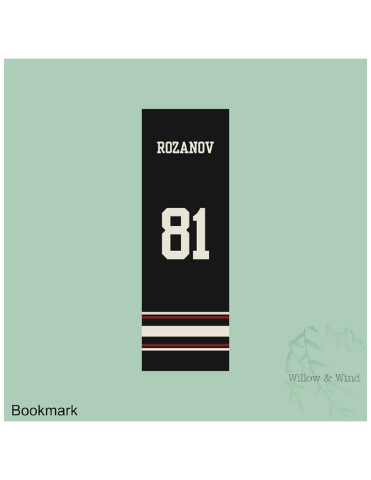 Rozanov 81 Heated Rivalry Bookmark