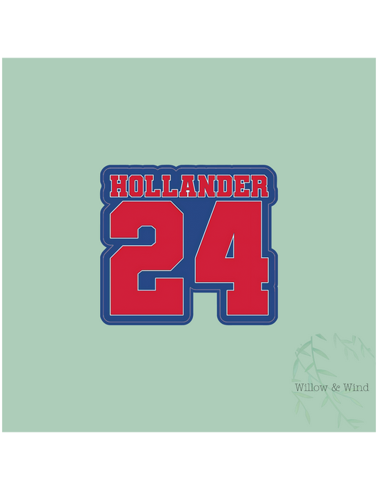 Hollander 24 - Heated Rivalry Sticker