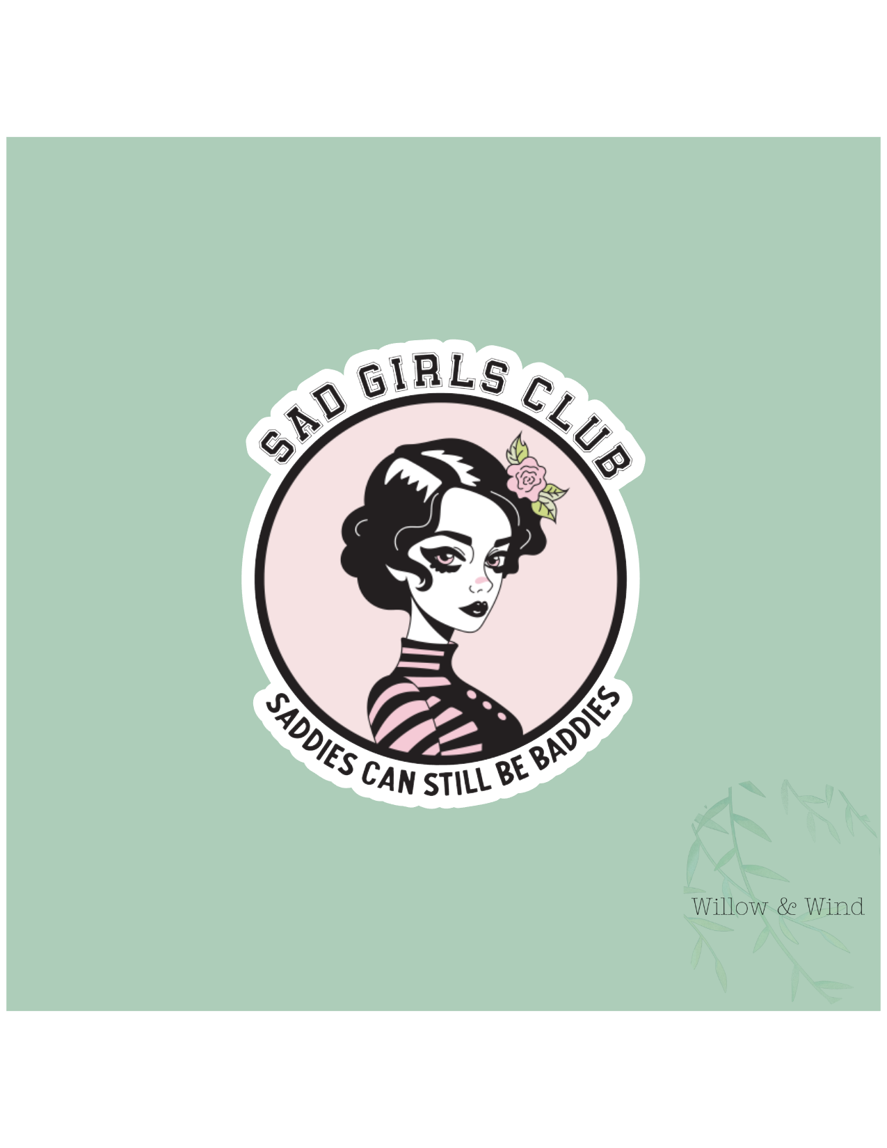 Sad Girls Club Gothic Sticker