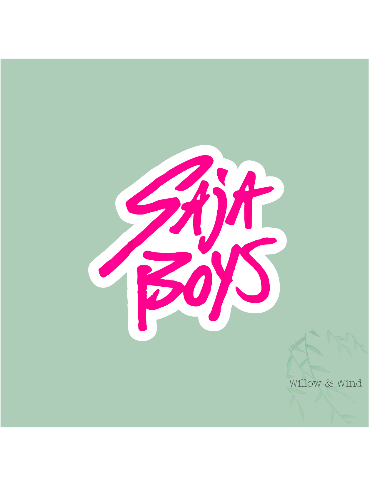 Saja Boys Logo K-Pop Demon Hunters Sticker