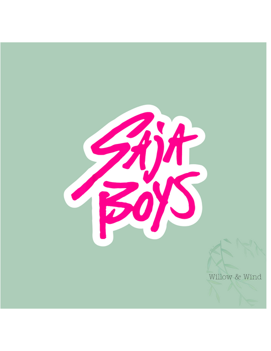 Saja Boys Logo K-Pop Demon Hunters Sticker