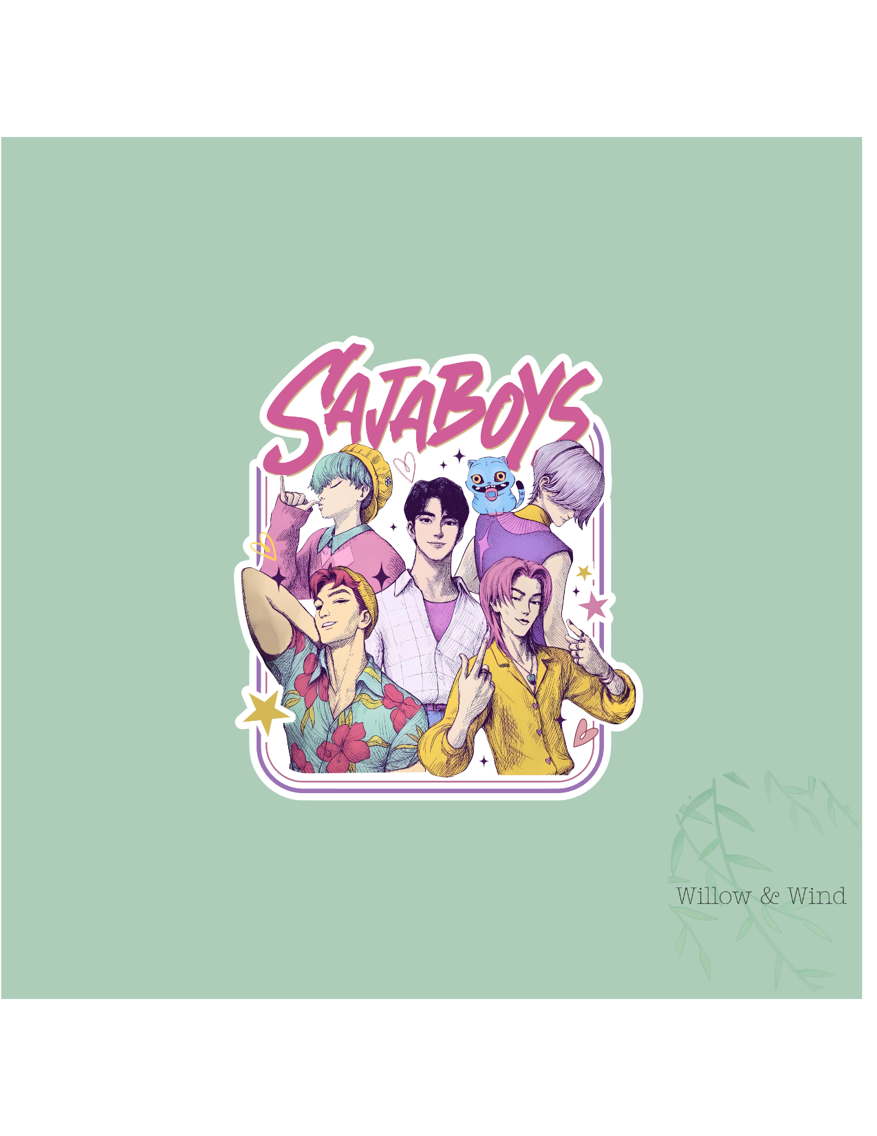 Saja Boys  K-Pop Demon Hunters Sticker