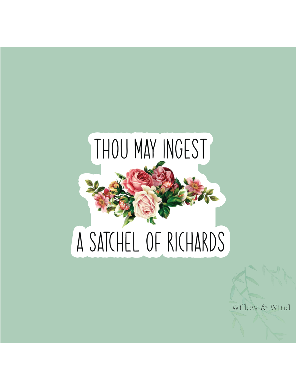 Satchel of Richards Sticker