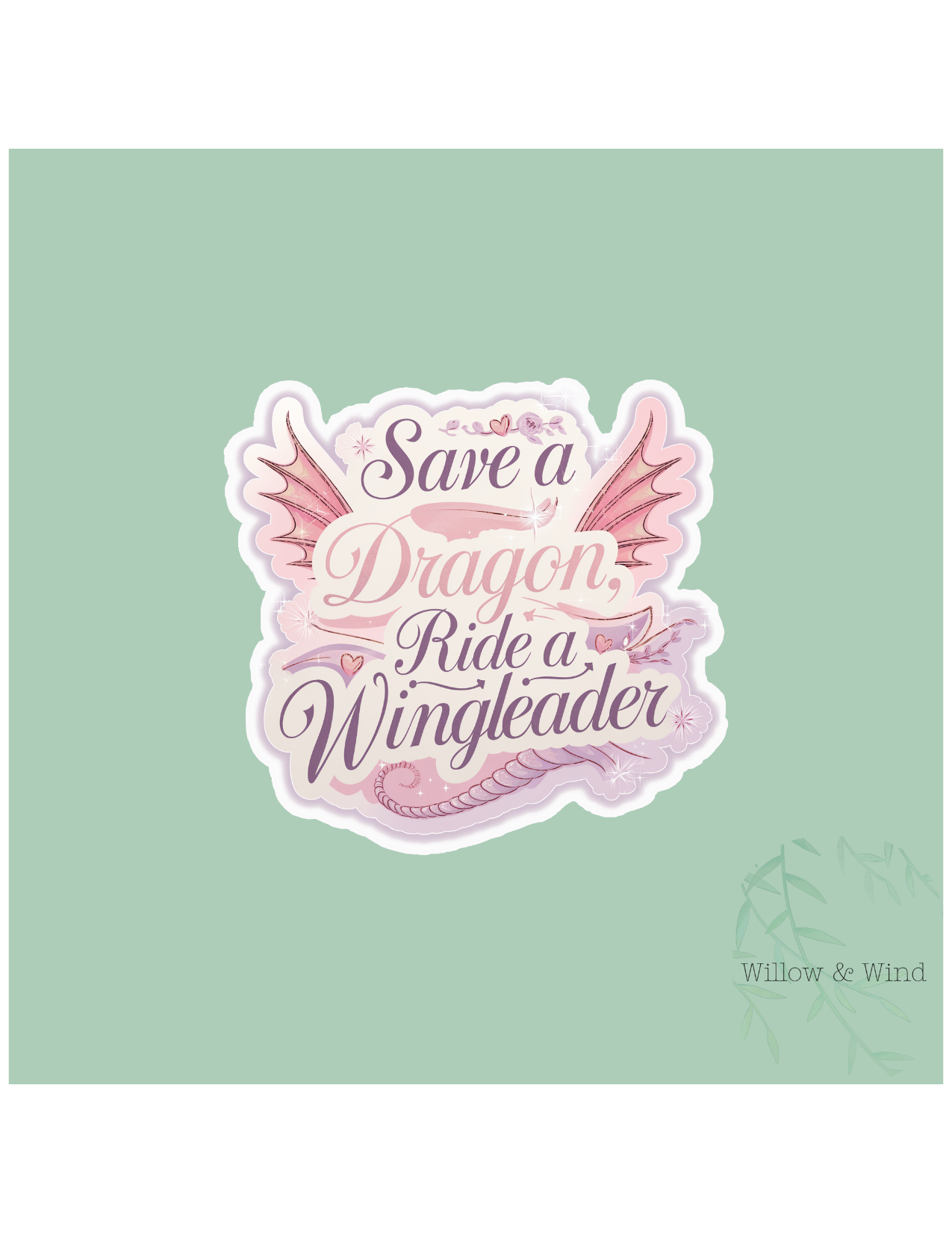 Save A Dragon - Bookish Sticker