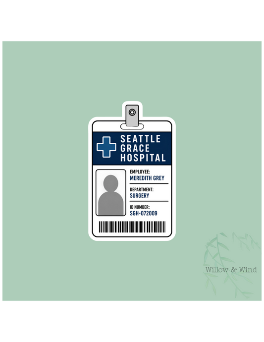 Seattle Grace Hospital Sticker