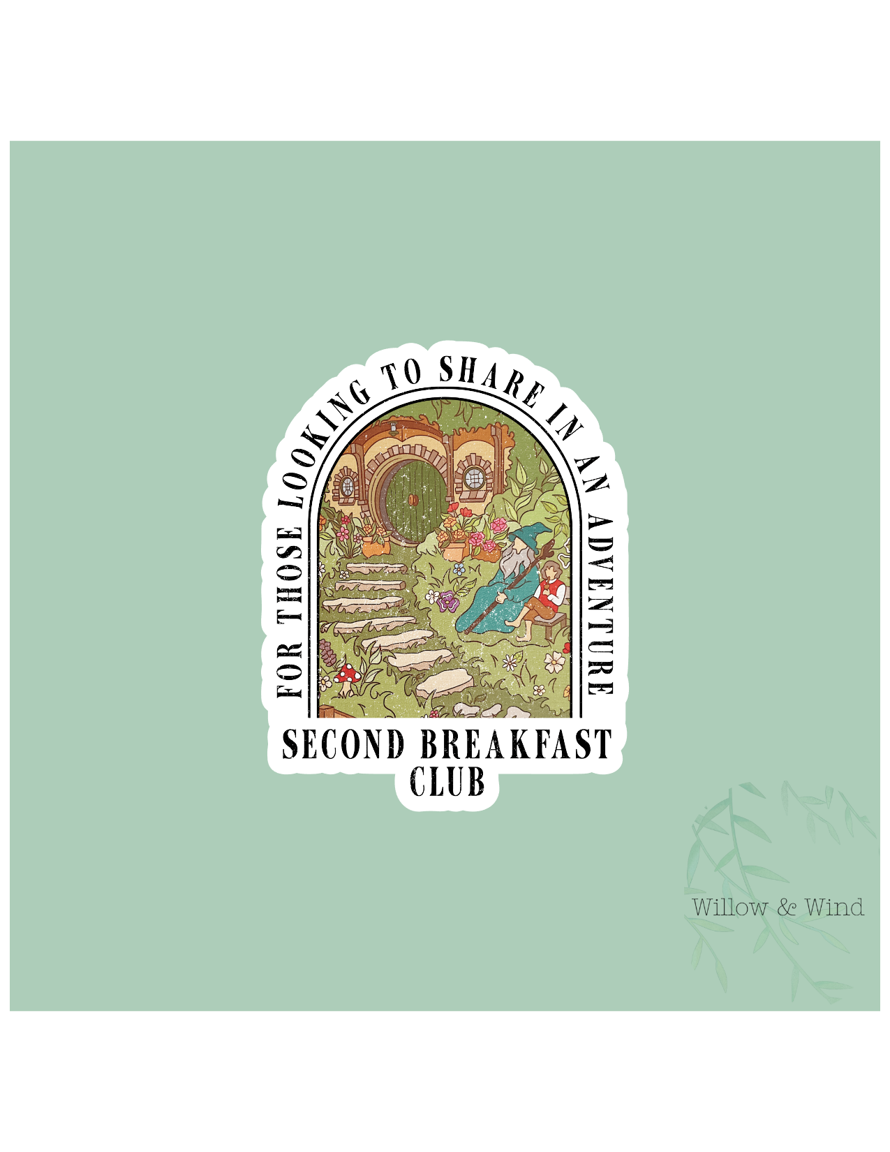 Second Breakfast Club - Bookish Sticker