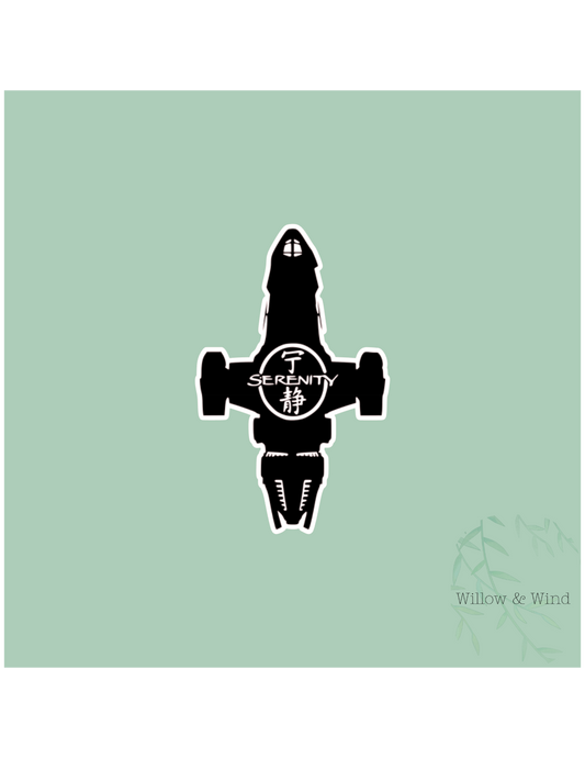 Serenity Ship Firefly Nerdy Sticker