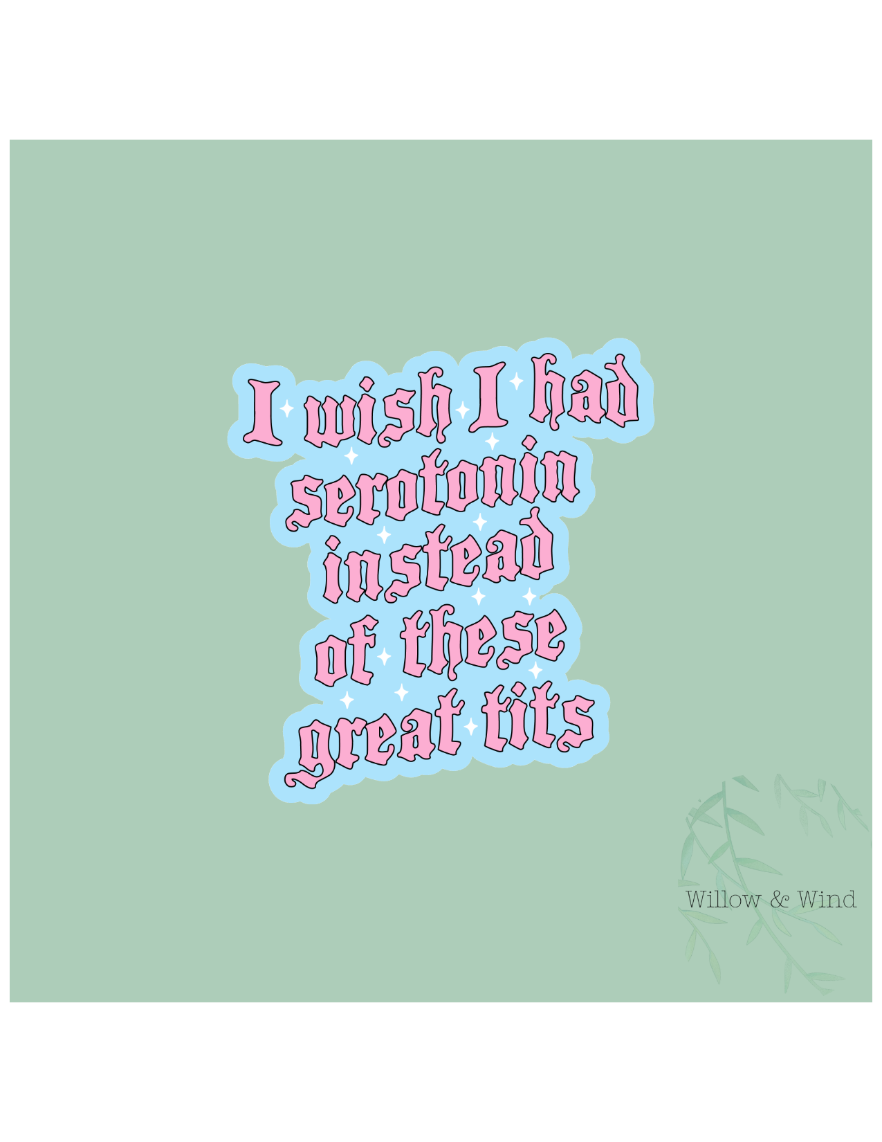 Serotonin - Mental Health Sticker