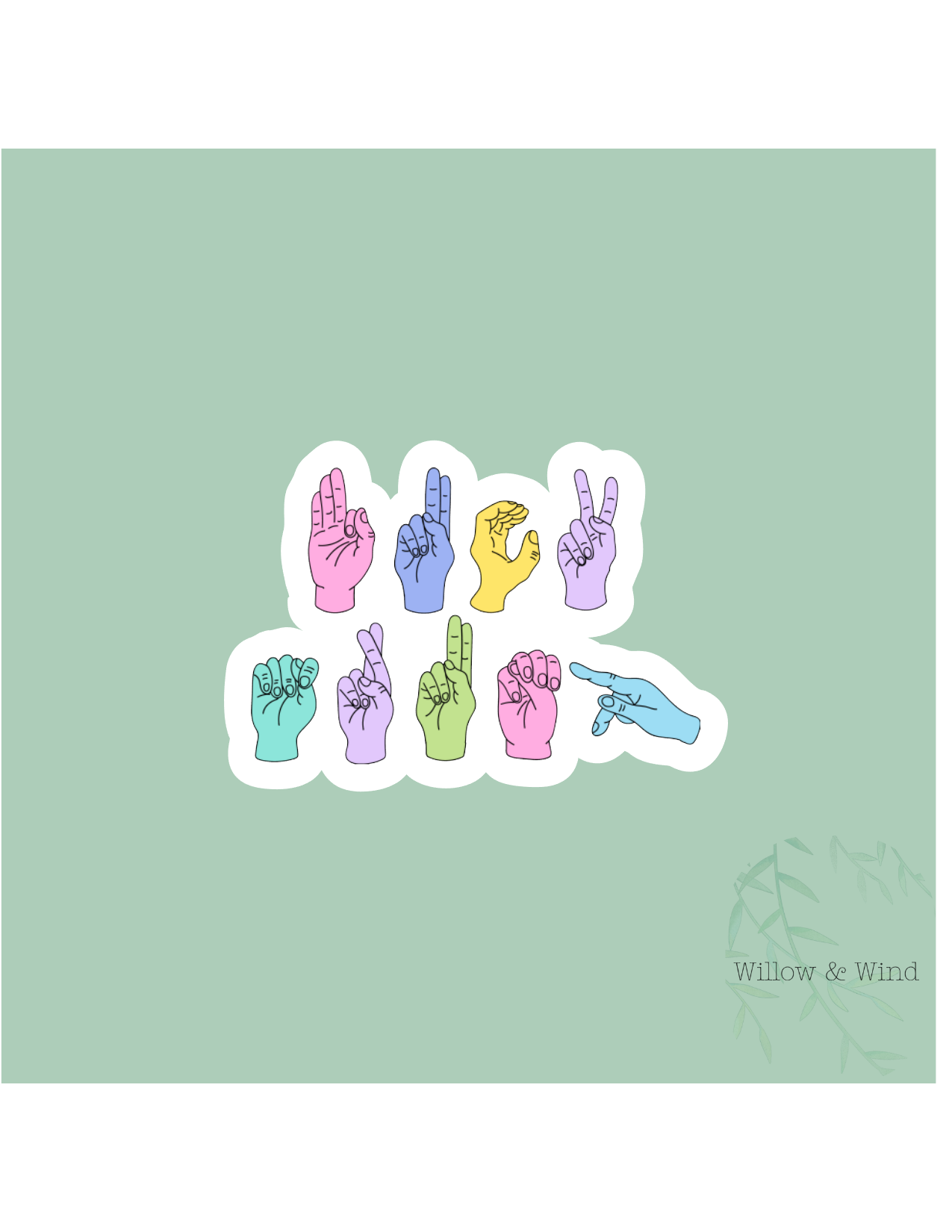 F Trump Sign Language Activism Sticker