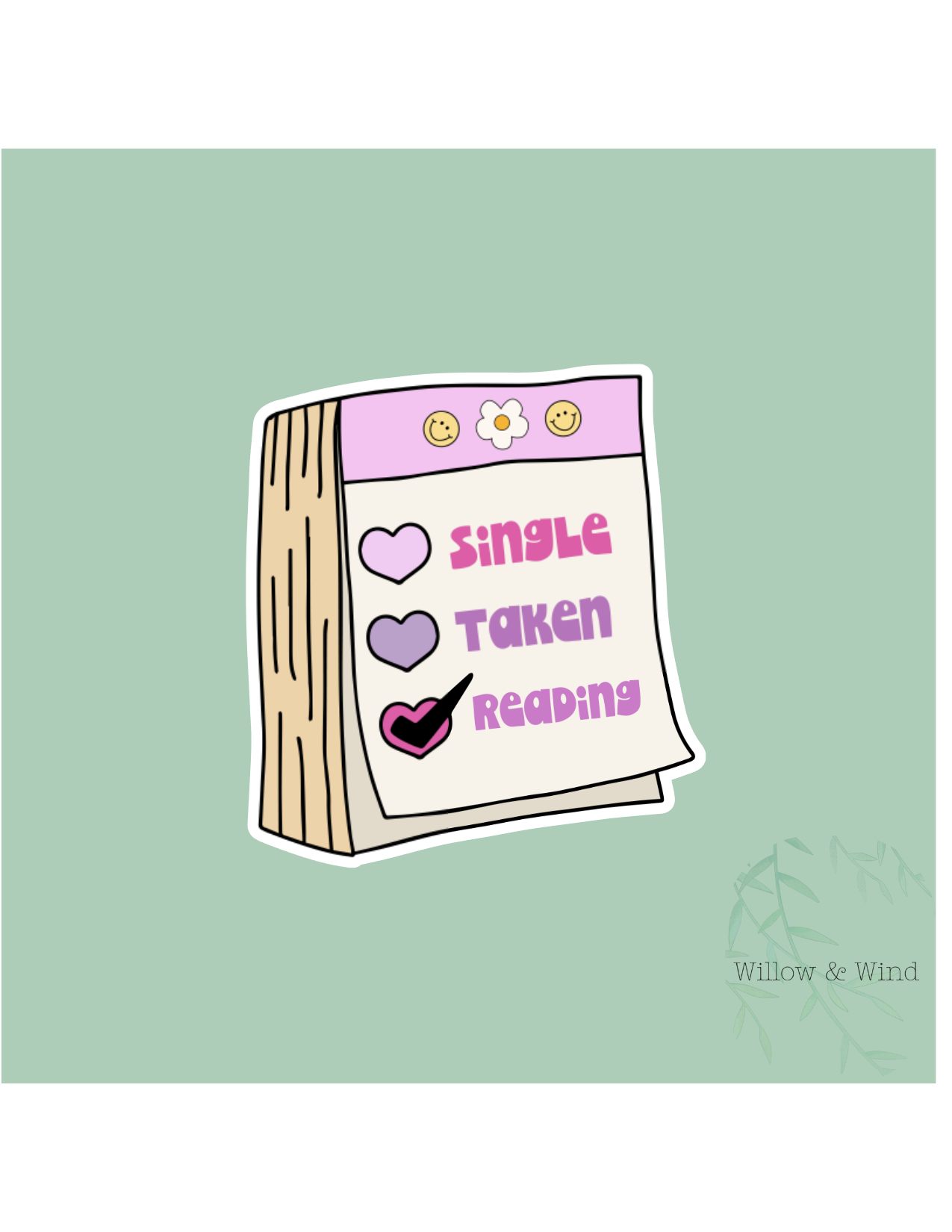 Reading Note - Valentines Sticker