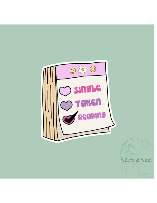 Reading Note - Valentines Sticker