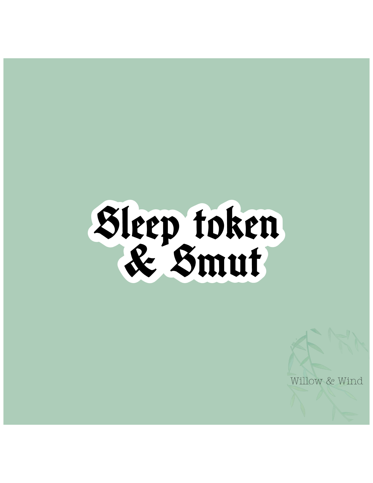 Sleep Token & Smut - Bookish Sticker