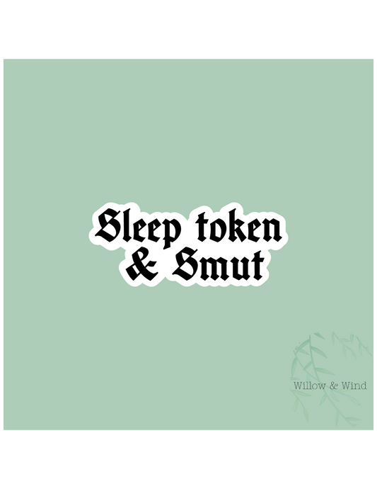 Sleep Token & Smut - Bookish Sticker