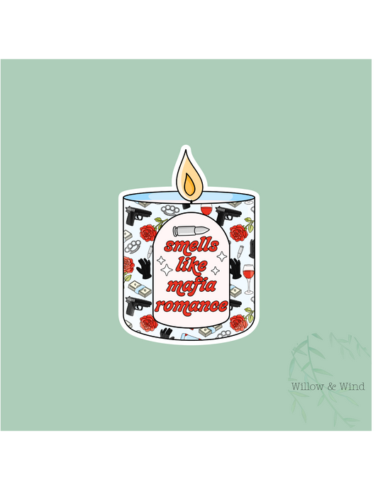 Smells Like Mafia Romance - Bookish Sticker