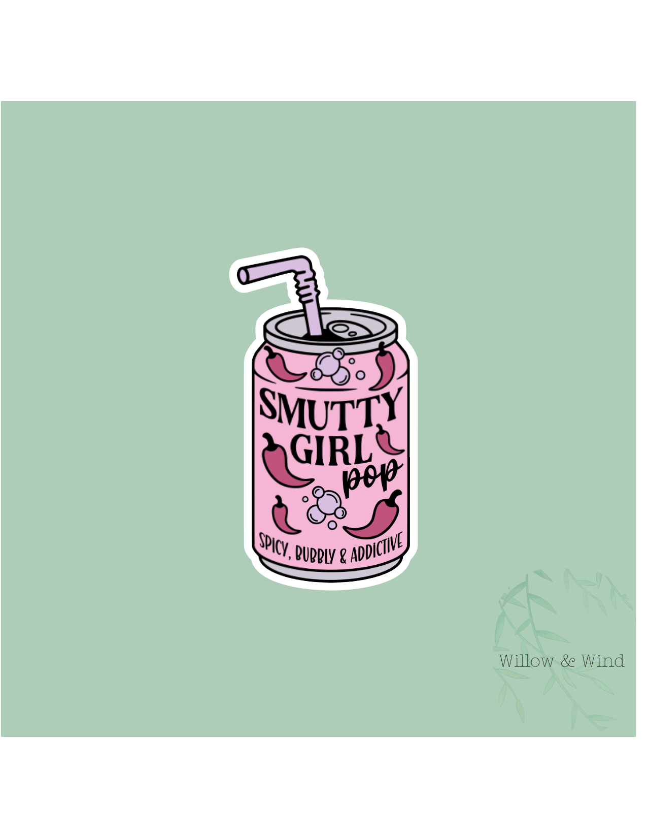 Smutty Girl Pop - Bookish Sticker