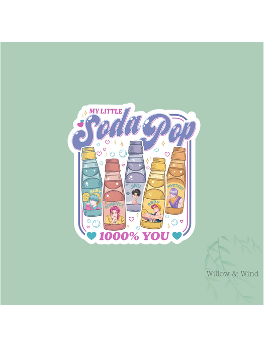 Saja Boys Soda Pop  K-Pop Demon Hunters Sticker
