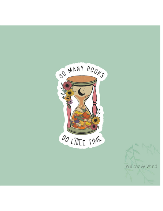 So Many Books - Bookish Sticker