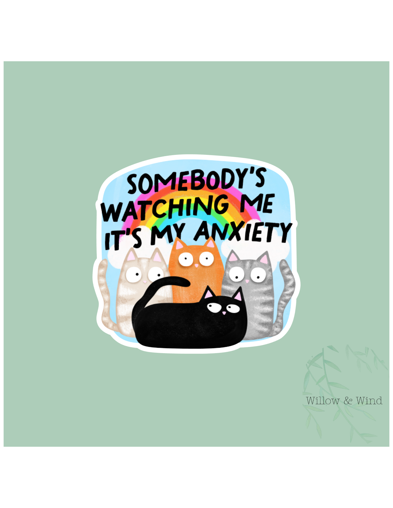 It's My Anxiety Sticker