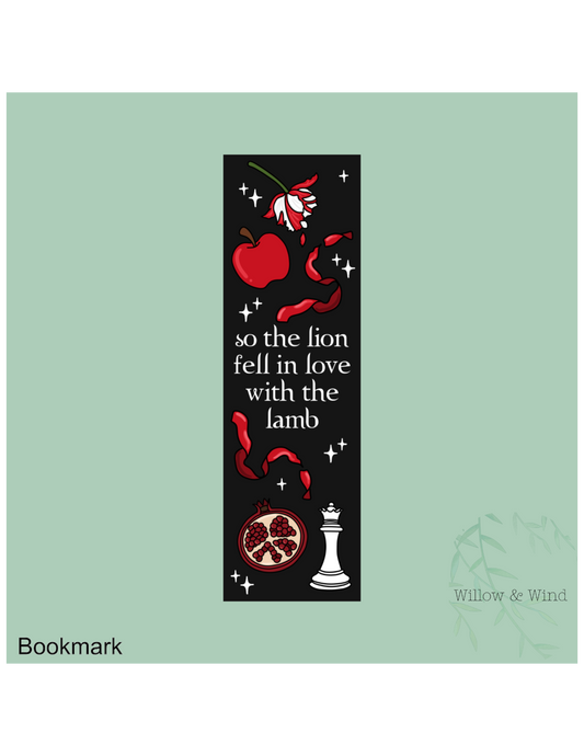 The Lion Fell In Love With The Lamb Twilight Bookmark