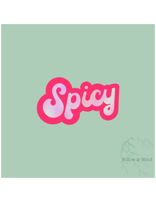 Spicy - Bookish Sticker