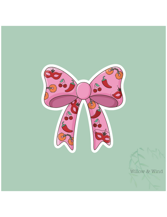 Spicy Bow - Bookish Sticker