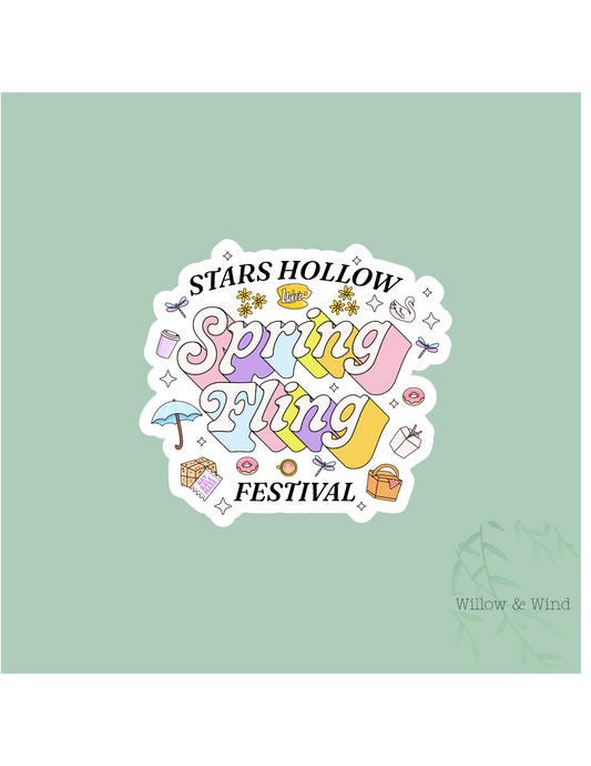 Stars Hollow Spring Fling - Gilmore Girls Sticker