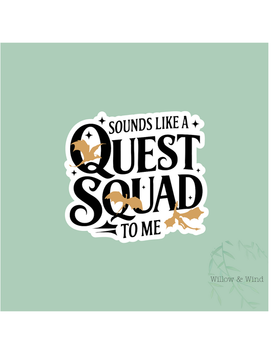 Quest Squad - Fourth Wing Sticker
