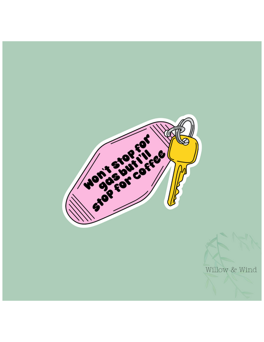 Stop For Coffee Coffee Sticker