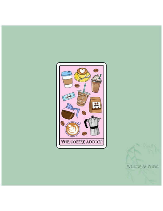 The Coffee Addict Coffee Sticker