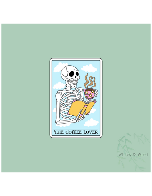 Coffee Lover Tarot Coffee Sticker