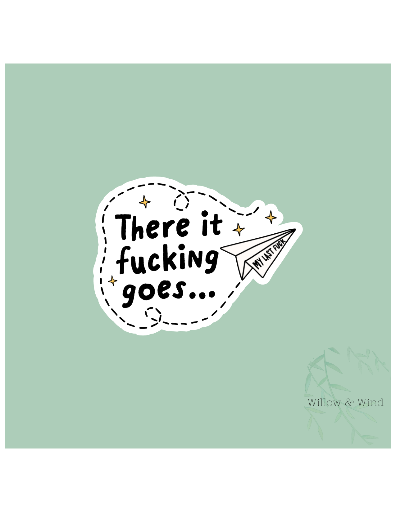 There It Goes Sticker