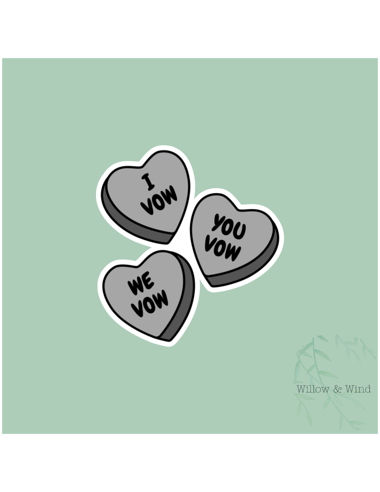 I vow, You Vow, We Vow The Ritual - Bookish Sticker
