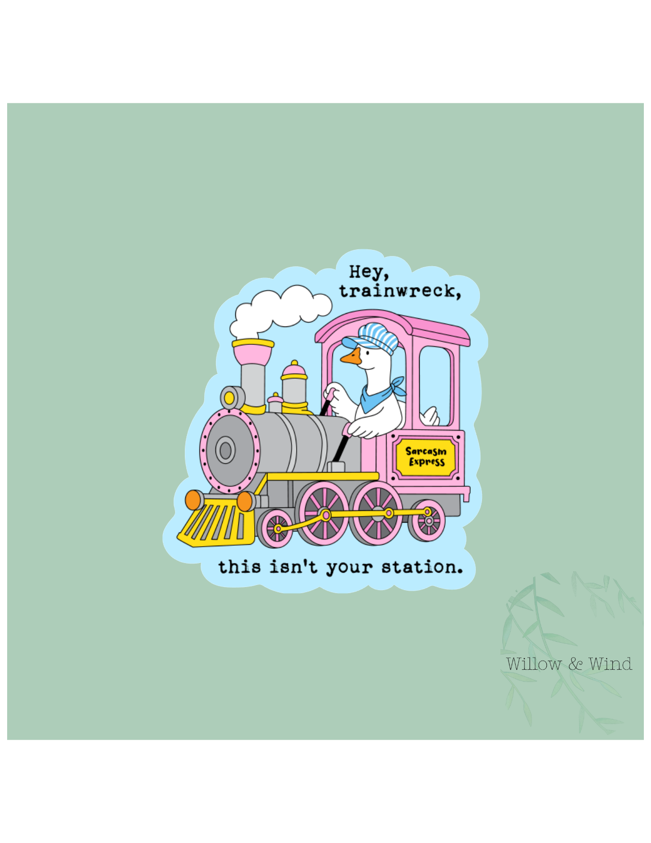 Trainwreck Sticker