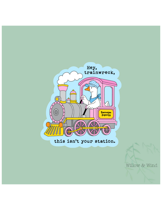 Trainwreck Sticker