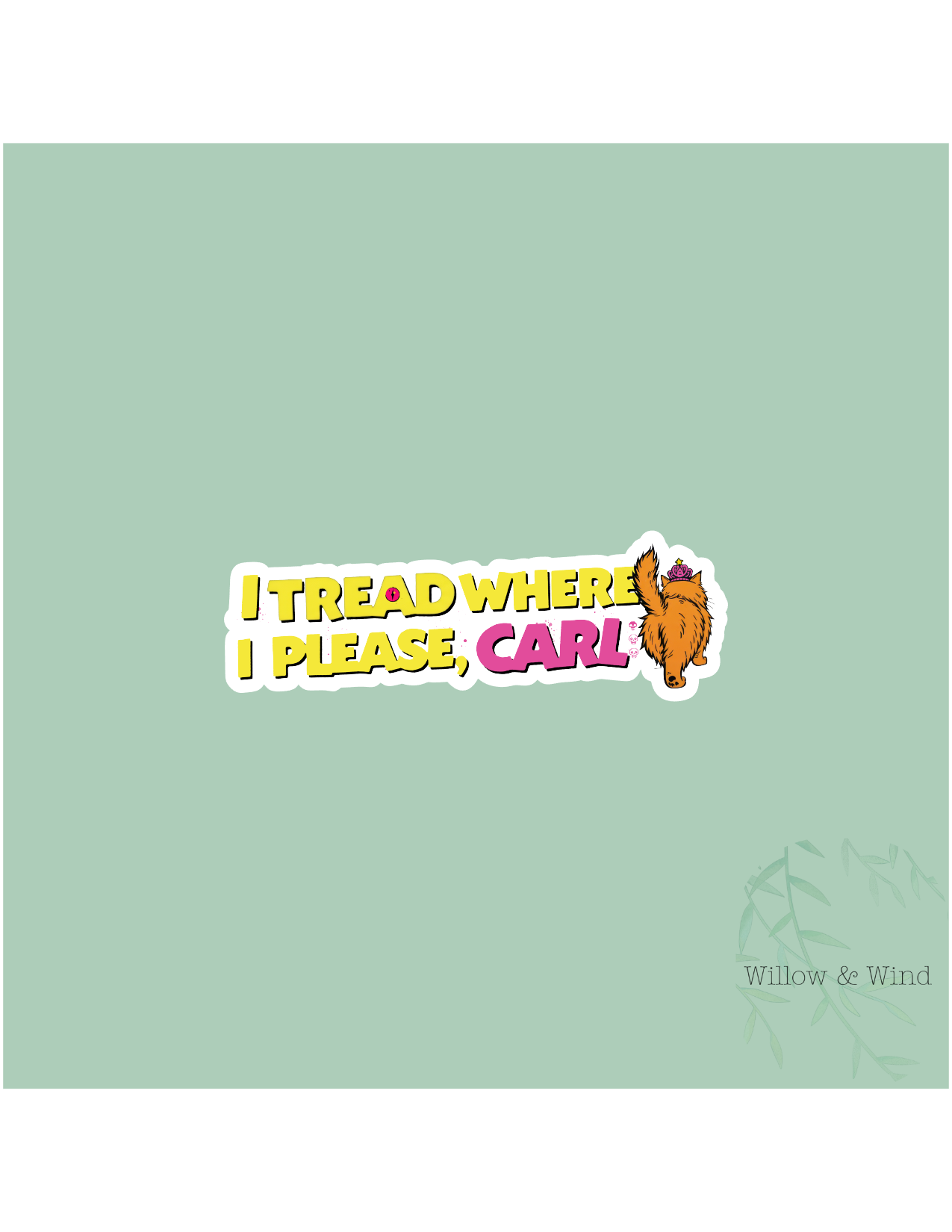 I Tread Where I Please - Dungeon Crawler Carl Sticker