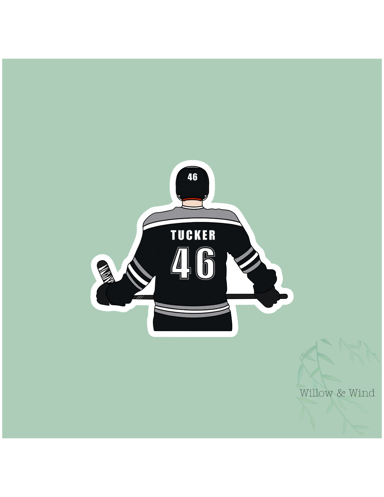 Tucker Back 46 - Off Campus Sticker